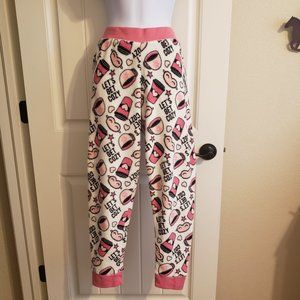 Sleep & Co. Super Soft Fun Pink Latte PJ Bottoms